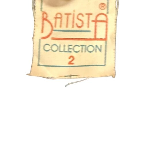 Batista Long Sleeve Blouse SZ 2 Plus Rose Evening Night Out Valentines Day - Picture 3 of 5